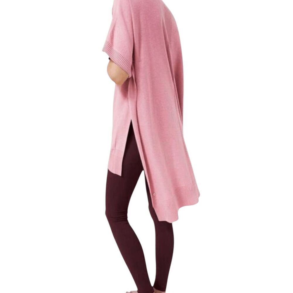 LULULEMON ATHLETICA Be At Ease Poncho in Pink Taup Size OS